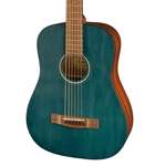 Fender FA-15 3/4 Scale Acoustic with Gig Bag - Blue with Walnut Fingerboard