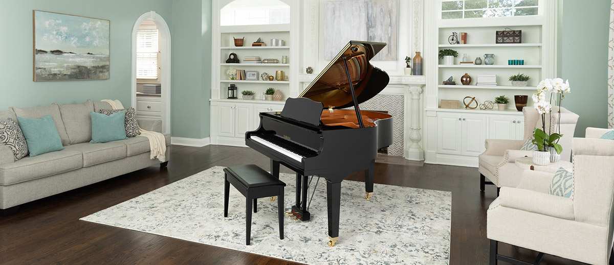 Yamaha GB1K Baby Grand Piano in Home Environment