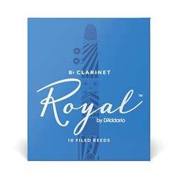 Royal by D'Addario Bb Clarinet Reeds - Strength 3.5, Box of 10