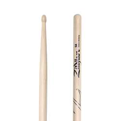 Zildjian Select Hickory 5A-Natural Drumsticks - Wood Tip