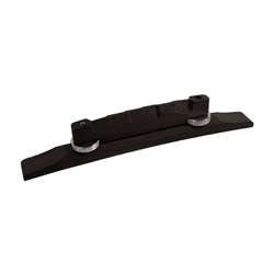 Allparts GB-0501-0E1 Compensated Bridge and Base for Archtop - Ebony & Nickel