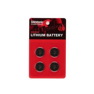 D'Addario Lithium CR2032 Battery 4-Pack