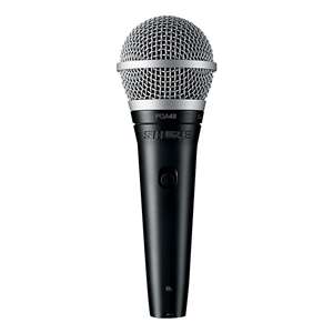 Shure PGA48-QTR Cardioid Dynamic Vocal Microphone with XLR-QTR Cable