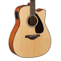 Yamaha FGX800C Dreadnought Acoustic-Electric Guitar - Spruce Top with Nato Back and Sides