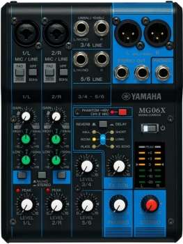 Yamaha MG06X 4-channel Analog Mixer