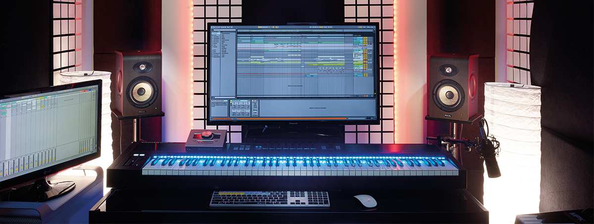 Focal Shape Studio Monitors in Mix Control Room Setting