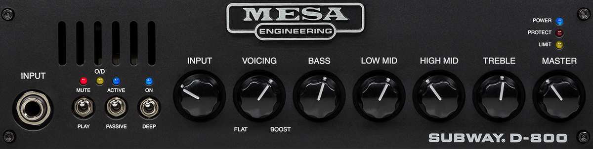Mesa Boogie D800 Front Panel