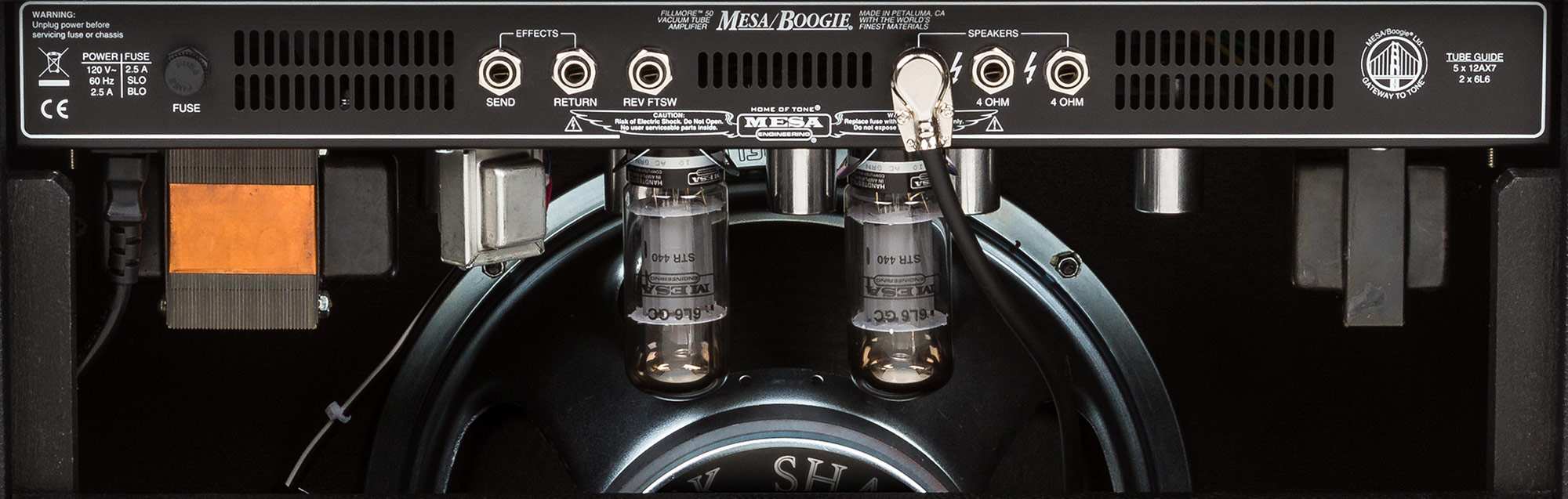 Mesa Boogie Fillmore 50 Rear Panel Detail