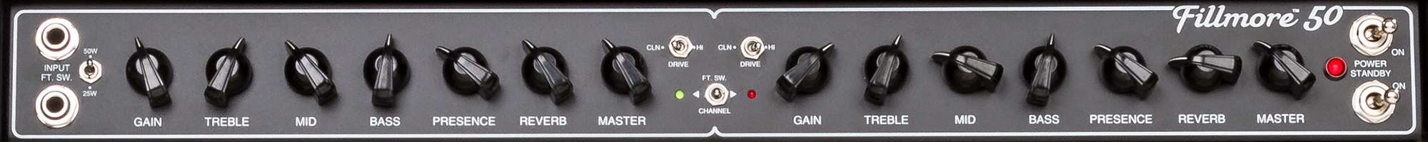 Mesa Boogie Fillmore 50 Control Panel Detail
