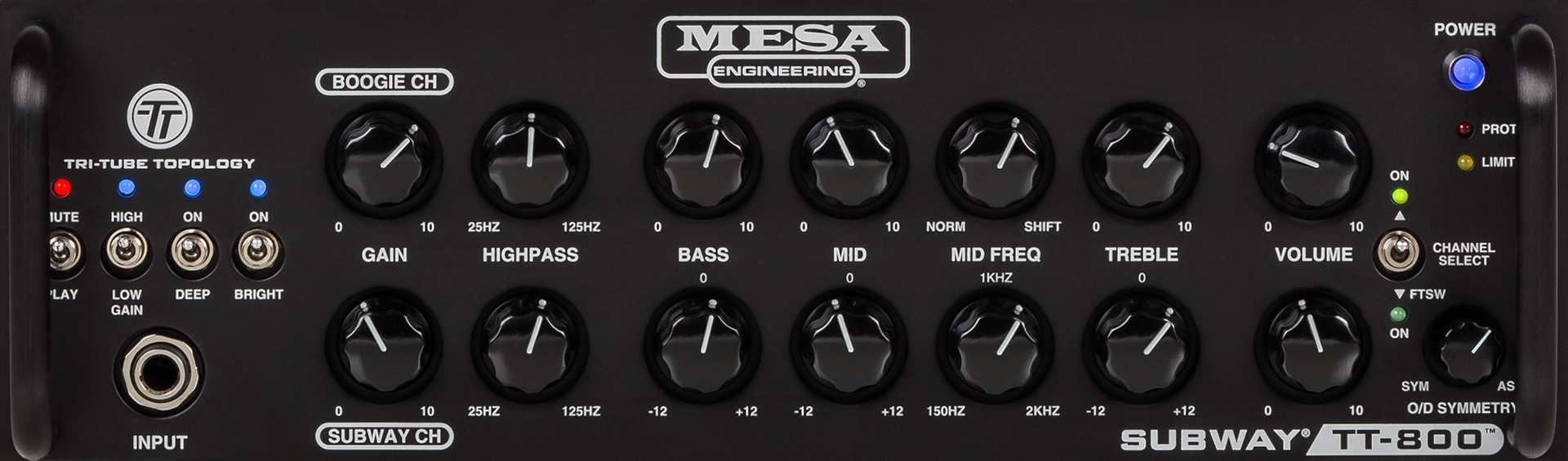 Mesa Boogie TT800 Front Panel