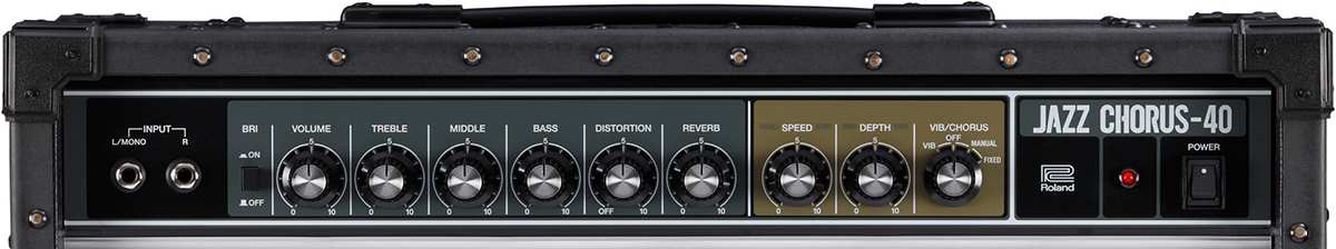Roland JC40 Stereo Chorus Control Panel