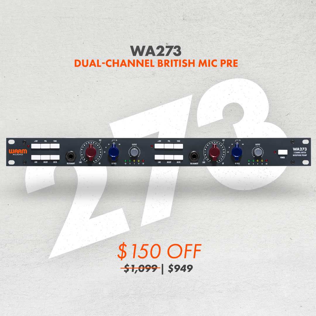 Save $150 on Warm Audio WA273