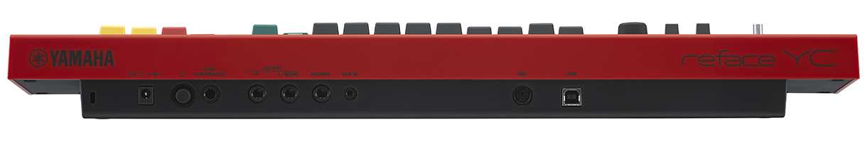 Yamaha Reface YC back panel