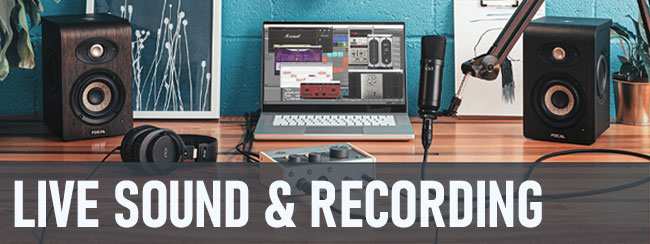 Shop Pro-Audio, Live Sound and Recording
