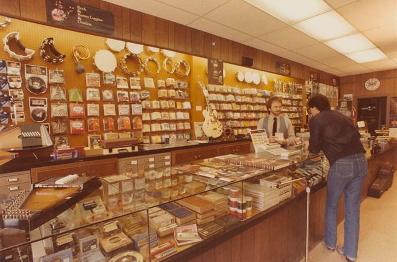 1970s Strait Music Storefront Counter