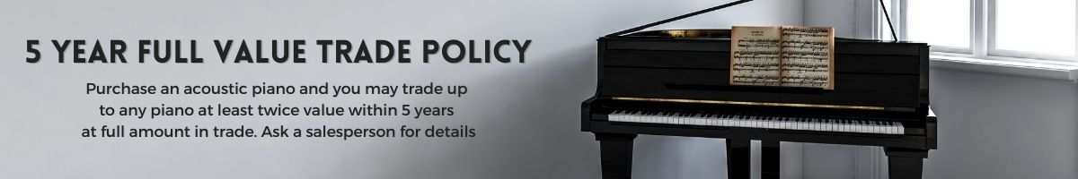 5 Year Full Value Piano Trade In Policy