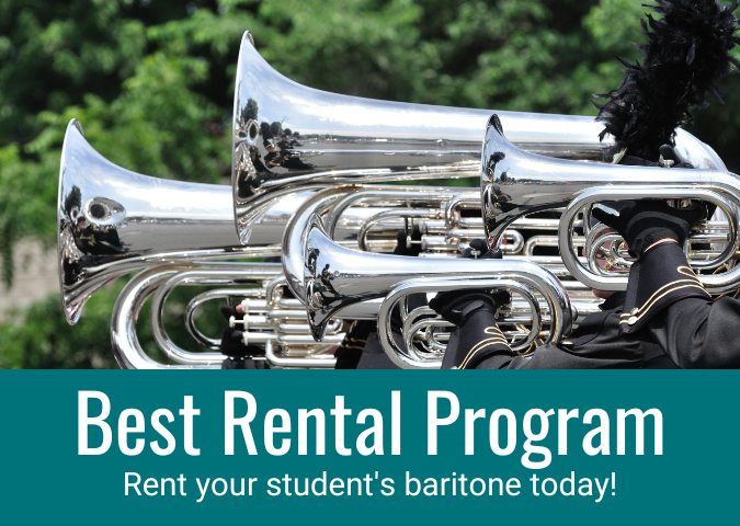 Best Rental Program - Rent your student's Baritone today!