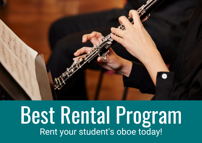 Best Rental Program - Rent your student's Oboe today!