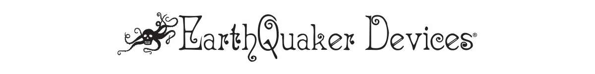 Earthquaker Logo Black Script on White Background