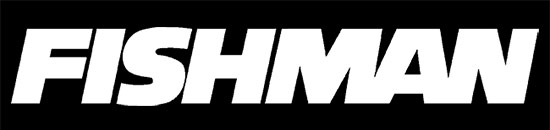 Fishman Brand Logo - White Lettering