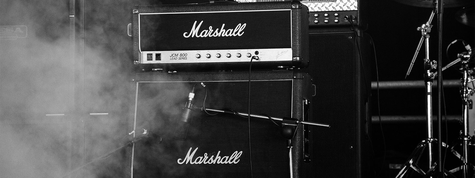 Marshall Amplifier on Stage