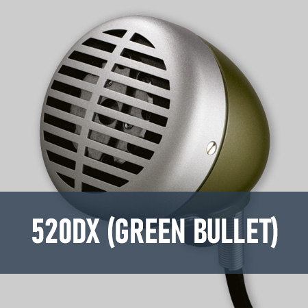 Shop 520DX Green Bullet Microphone
