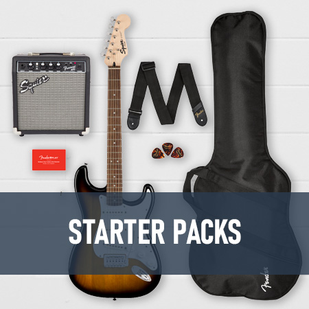 Shop Squier Beginner Guitar Packs