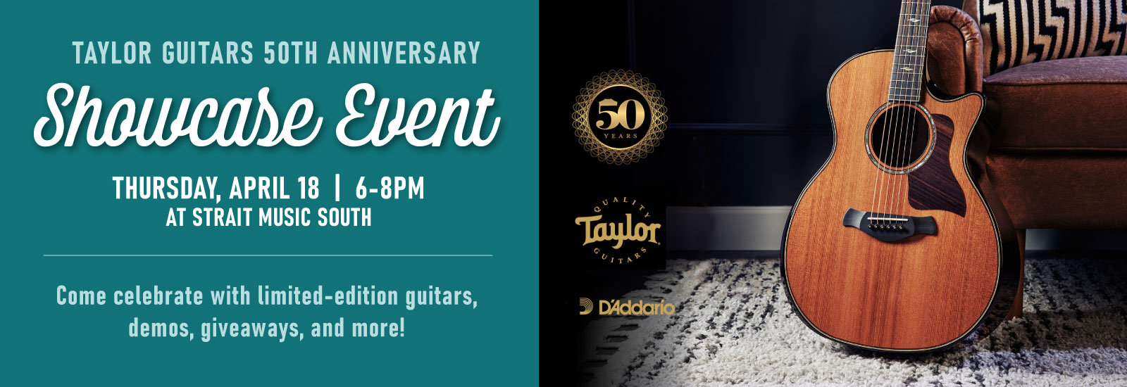 Taylor Guitar 50th Anniversary Showcase Event