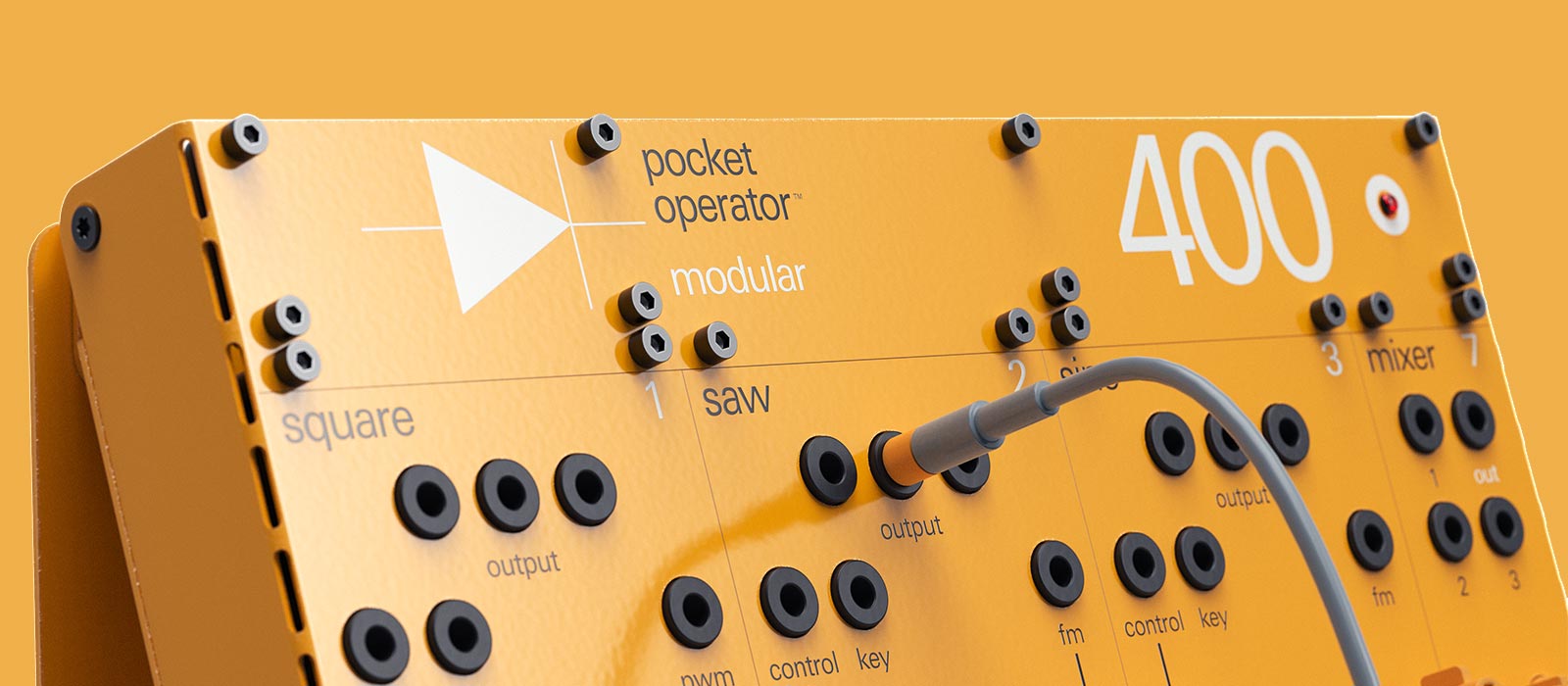 Teenage Engineering PO Modular 400 Yellow Synthesizer