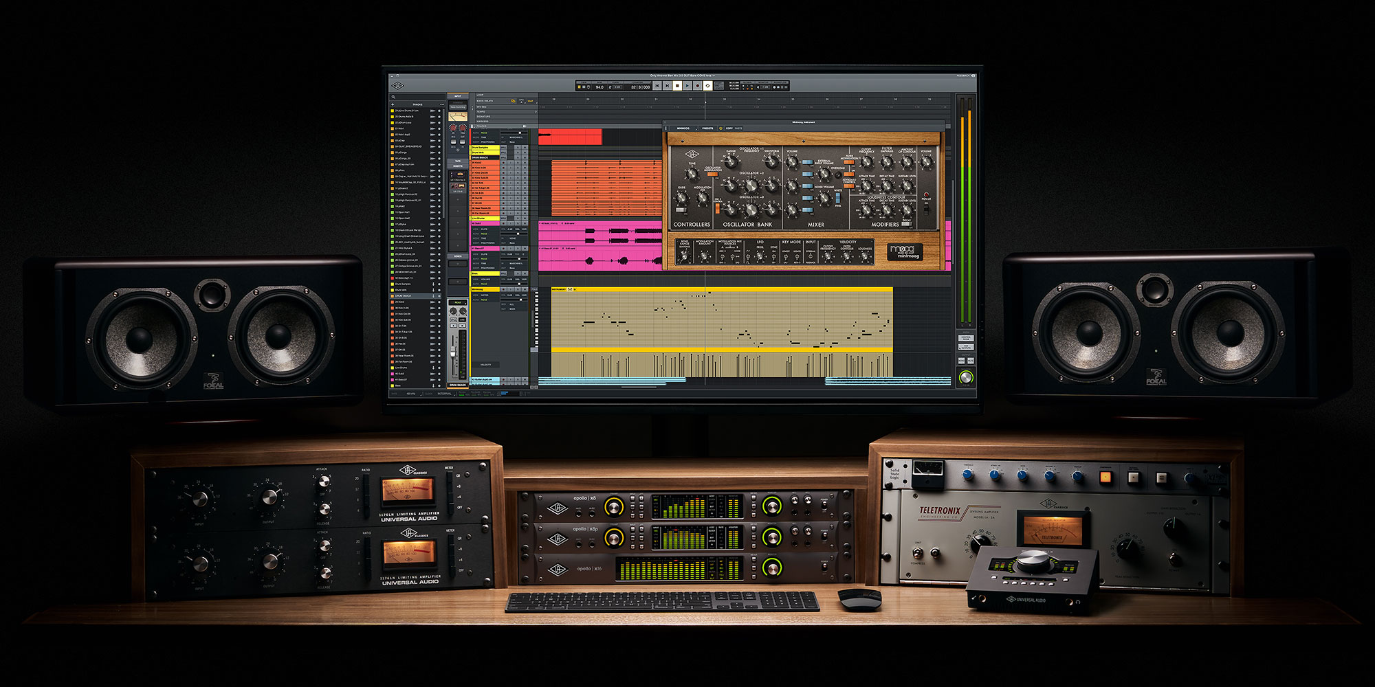 Universal Audio LUNA Recording Studio Desktop With Interface and Speakers