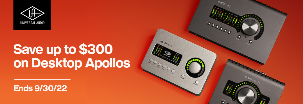 Universal Audio Apollo Interface Promo - Save up to $300