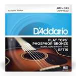 D'Addario EFT16 Flat Top Phosphor Bronze Light Acoustic Guitar Strings