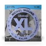 D'Addario EXL116 Medium Top/Heavy Bottom - Nickel Wound Electric Guitar Strings