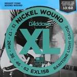 D'Addario EXL158 Baritone Light - Nickel Wound Electric Guitar Strings