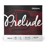 D'Addario Prelude Cello Single A String - Solid Steel Core / Nickel Winding - 1/2 Scale Medium Tension