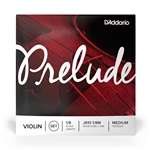 D'Addario Prelude Violin String Set - Solid Steel Core - 1/8 Scale Medium Tension