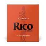 Rico by D'Addarrio Bb Clarinet Reeds - Strength 3, Box of 10