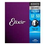 Elixir Polyweb 80/20 Bronze Acoustic Guitar Strings - 11050 Light (12-53)
