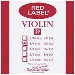 Red Label Violin D String - 1/8, Steel Core, Nickel Wound, Orchestra Gauge
