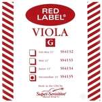 Red Label Viola G String - 14", Steel Core, Nickel wound, Orchestra Gauge