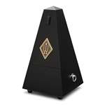 Wittner Maelzel Pyramid Metronome - Matte Black Wood Casing without Bell