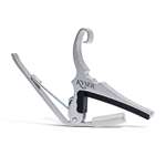 Kyser Quick-Change 6-String Acoustic Guitar Capo - Silver