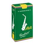 Vandoren Java Green Alto Saxophone Reeds - Strength 2.5, Box of 10