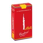 Vandoren Java Red Soprano Saxophone Reeds - Strength 4.0 (Filed) Box of 10