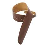 Levy M4-BRN - Leather Bass Guitar Strap