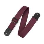 Levy's 2" Polypropylene Guitar Strap - Burgundy