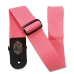 Strait Music Company Poly Guitar Strap - Pink