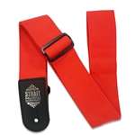 Strait Music Company Poly Guitar Strap - Red