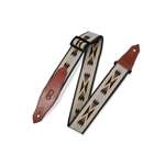 Levy MSSN80-TAN - Jacquard Weave Guitar Strap