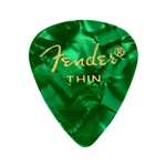 Fender 351 Shape Premium Picks (Thin) - Green Moto 12 Pack